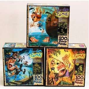  Ceaco  Puzzle Yo Ho Glow 100pc 11x 15 Toys & Games
