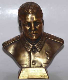 Soviet Russian communist STALIN bust statue Lenin H11  