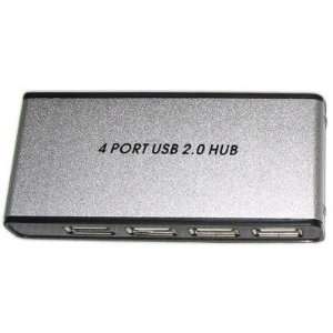  USB 2.0 4 port HUB Silver CAUHUB51