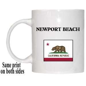   US State Flag   NEWPORT BEACH, California (CA) Mug 