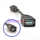 Mini USB 5Pin OTG To USB2.O Female Host Sync Data Cable for Tablet PC 