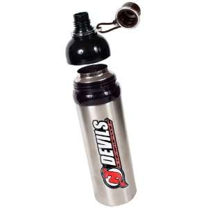 New Jersey Devils   NHL 24oz Colored Stainless Steel Water Bottle 