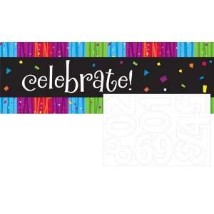  Celebrations Giant Party Banners with Stickers Toys 