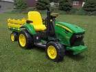 John Deere Ground Force 12 Volt Battery Operated Tractor & Wagon