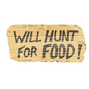  Camowraps Will Hunt For Food Large Decal (6 x 12 Inch 