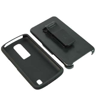 Protector Hard Shield Cover Holster Clip Combo Case For AT&T LG Nitro 