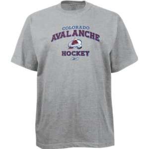  Colorado Avalanche Stacked Logo T Shirt