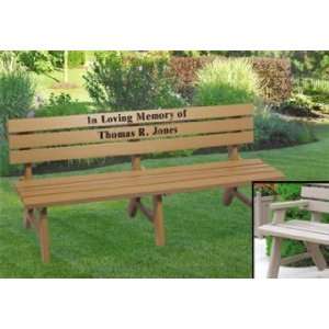  Legend A Frame Memorial Benches with Armrests Patio, Lawn 