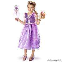  Exclusive Tangled Rapunzel Costume Dress Sizes 2/3 4 5/6 