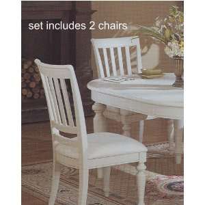   Living Style dining side chair in Shabby White Furniture & Decor
