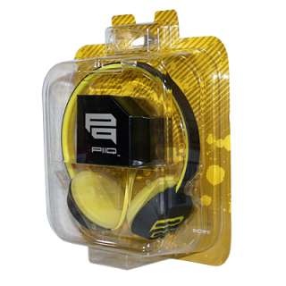 Sony MDR PQ3 PIIQ Impact Resistant Over the Ear Headphones (Yellow 