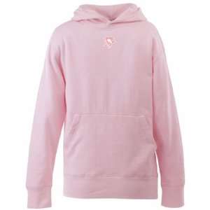 com Pittsburgh Penguins YOUTH Girls Signature Hooded Sweatshirt (Pink 