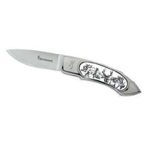    Browning Scrimshaw Knife, Mule Deer #322541