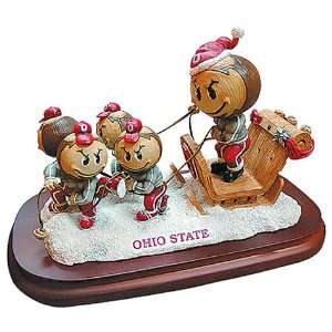 Treasures Ohio State Buckeyes Holiday Sleigh  Sports 