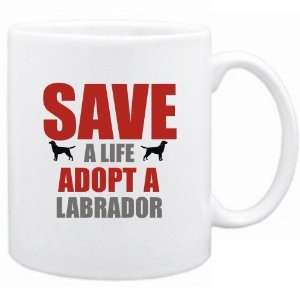    New  Save A Life , Adopt A Labrador  Mug Dog