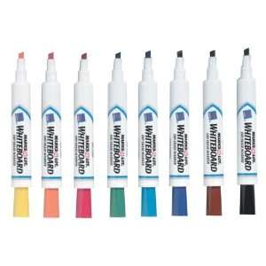  Marks A Lot® Chisel Tip Whiteboard Marker, Eight Color 