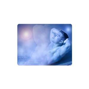    Brand New Muscular Guy Mouse Pad Laying Down 