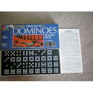   Double Nine Dominoes w/ Instructions   Milton Bradley Company 1983