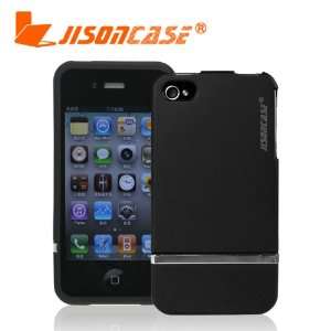  Apple iPhone 4 / 4S SNAP ON RUBBER BLACK CASE Hard Case/Cover 