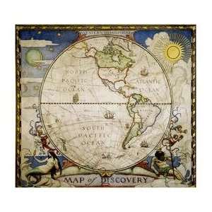    World Map of Discovery   Western Hemisphere