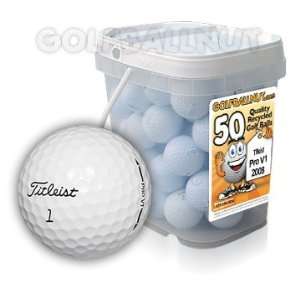  50 Mint Titleist Pro V1 Used Golf Balls