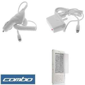 White Rapid Car Charger + White Rapid Home Travel Charger with Ic Chip 