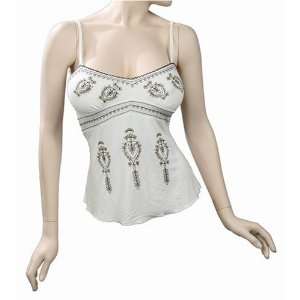  Ivory Tank w/ Henna Design 