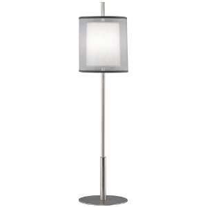  Robert Abbey Saturnia Steel 32 1/2 High Buffet Table Lamp 