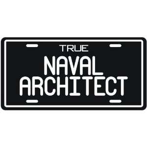  New  True Naval Architect  License Plate Occupations 