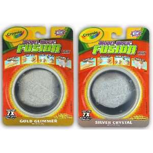  Crayola Model Magic Fusion Silver Crystal and Gold Glimmer 