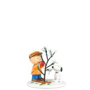  Enesco Peanuts Village Christmas The Perfect Tree Figurine 