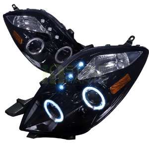   Halo Projector Headlight Smoked Lens Gloss Black Housing 3 Door Only