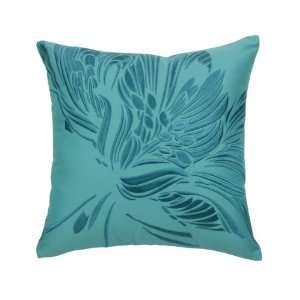 Blissliving Home Mallory Pillow, Turquoise, 12 by 12 Inches  
