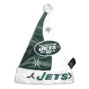  New York Jets Color Block Santa Hat