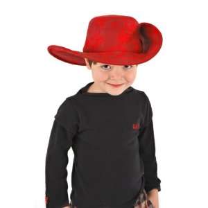  Kids Red Musketeer Costume Hat Toys & Games