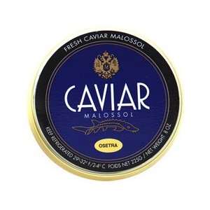 French Farmed Osetra Baerii Caviar 8 oz. Grocery & Gourmet Food