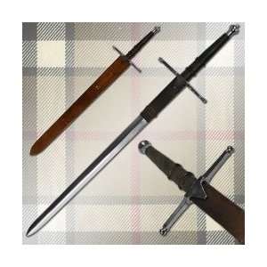  William Wallace Medieval Sword w/ Sheath Silver Sports 