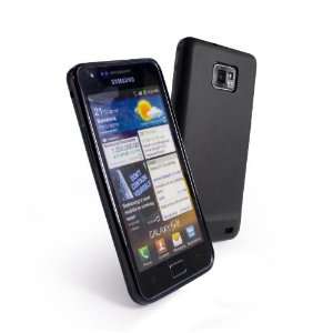 Tuff Luv Gel Skin case cover for Samsung Galaxy S2   Black 