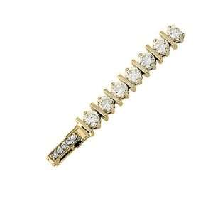  Crislu Tennis Bracelet, Gold Plated (10.00 cttw) CRISLU Jewelry