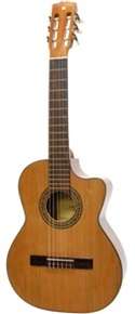 Paracho Del Rio Solid Cedar Top Requinto Guitar  