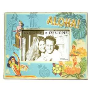  Dolce Mia Hula Girls Sew Vintage Picture Frame   4x6