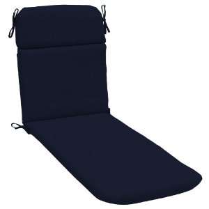  Sunbrella Navy Reversible Indoor/Outdoor Chaise Cushion 