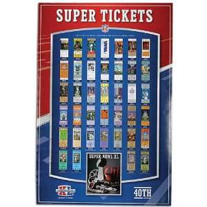  NFL Extras Action Images NFL Super Tickets Poster