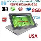 10 FLYTOUCH ANDROID 2.3 / 2.2 TABLET HDMI FLASH 10.3 5