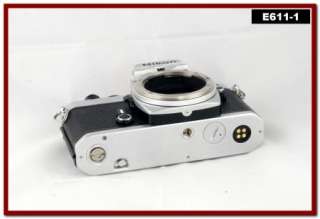 Nikon FE Chrome SLR film camera; new seals CLA warranty   Very Nice 
