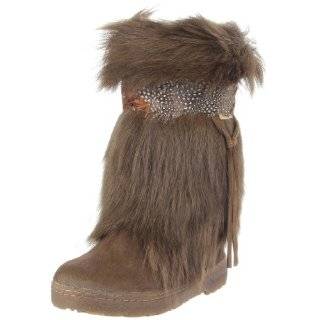  Pajar Womens Scarlet Tallle Tie Goat Hair Boot Shoes
