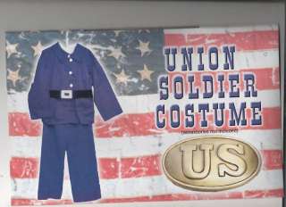 UNION SOLDIER HALLOWEEN COSTUME KIDS YOUTH LARGE  