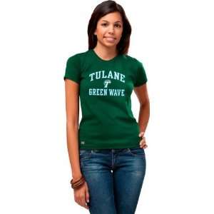  Tulane Green Wave Womens Perennial T Shirt Sports 