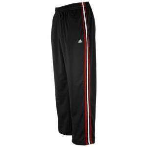 adidas 3 Stripe Pant   Mens   Basketball   Clothing   Black/Red/White