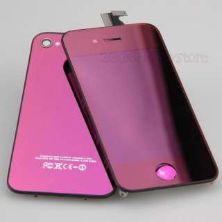 Purple Full Screen Assembly+Housing+Button Iphone 4G  